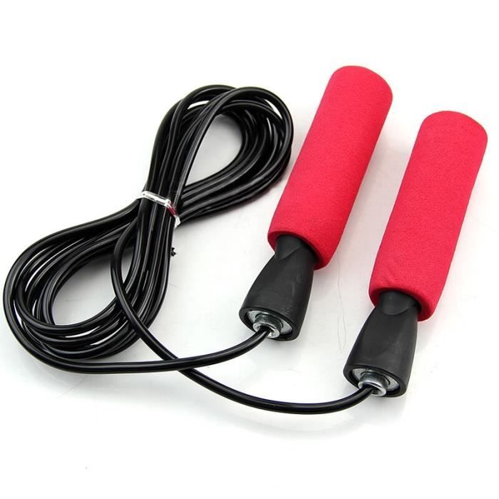 Roulement sauter corde à sauter Fitness aérobie saut Sport exercice sans embrouillement réglable roule - Modèle: red - HSJSTSA01650