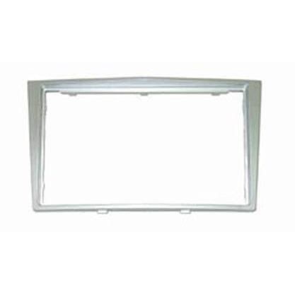Adaptateur de façade d'autoradio Double DIN gris argent Opel Corsa 2006 >