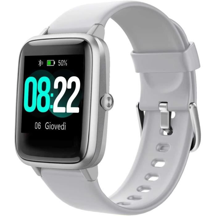 Willful Montre Connectée Femmes Homme Smartwatch Montre Sport Podometre Cardiofrequencemètre ECG Etanche IP68 Natation Running Montr