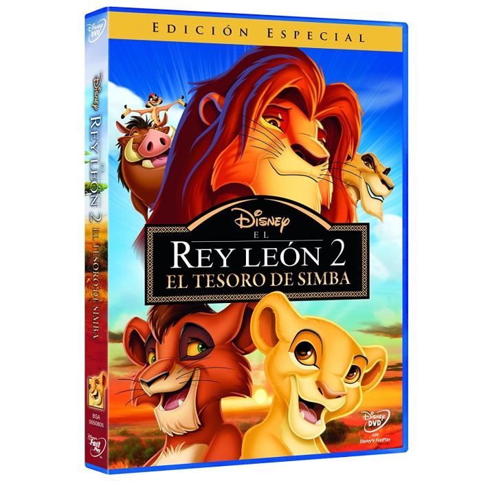 The Lion King II: Simba´s Pride (EL REY LEON 2: EL TESORO DE SIMBA, Importé d'Espagne, langues sur les détails)
