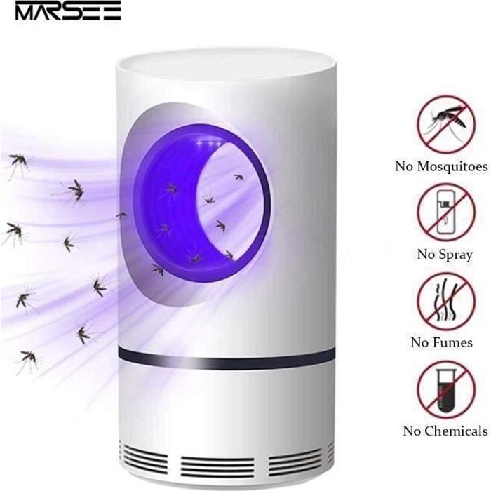 Lampe Anti Moustique, Tue Mouches Destructeur d' Insectes Electrique, 5W Lampes de Tueur de moustiques, UV LED Répulsif A58499