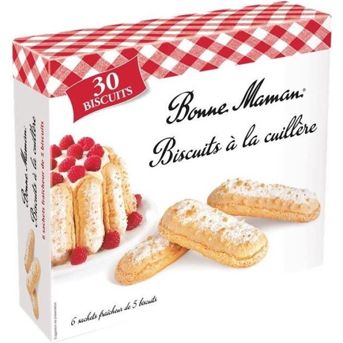 BONNE MAMAN - Biscuit À La Cuillère 250G - Lot De 3