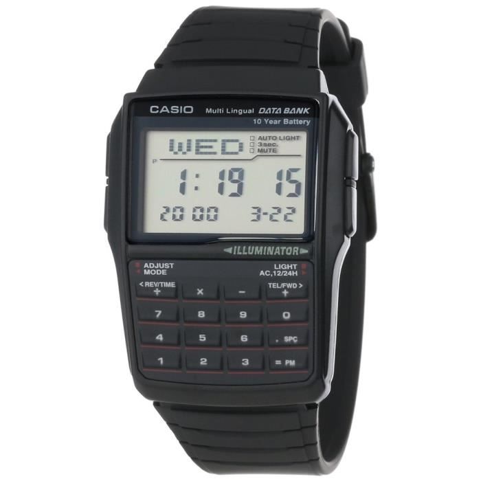 Casio DBC32-1A Mens Databank montre