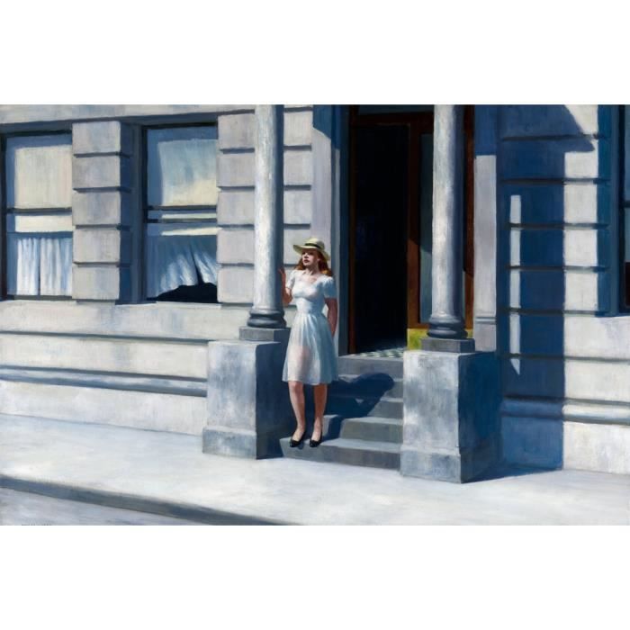 Poster Affiche Summertime Edward Hopper Peinture Realisme Amerique 31cm x 46cm