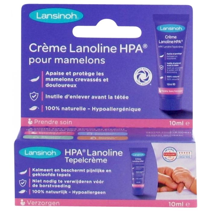 LANSINOH Crème de Soins 100% Lanoline 10 ml
