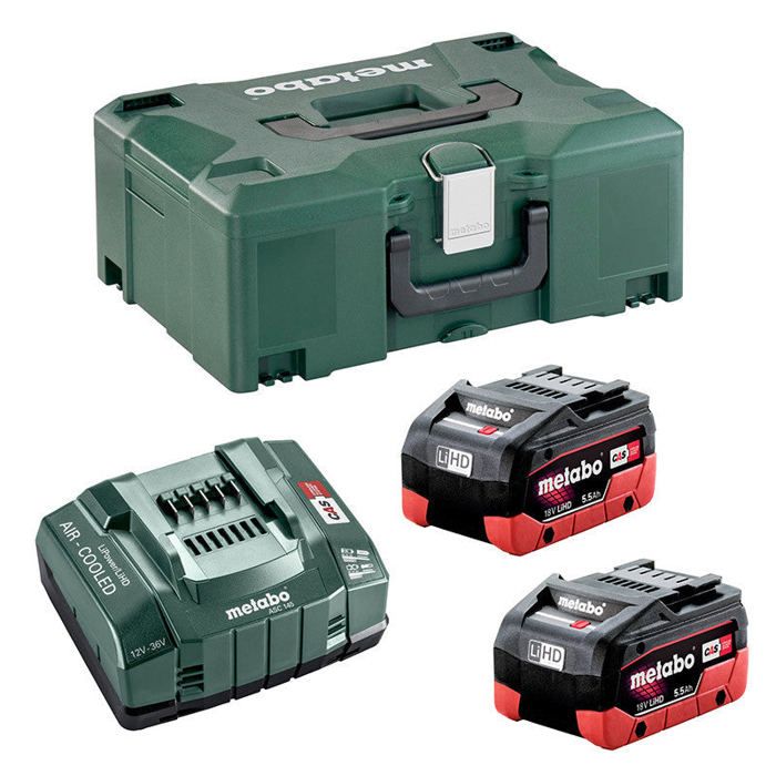 Pack energie batteries metabo18 v - chargeur