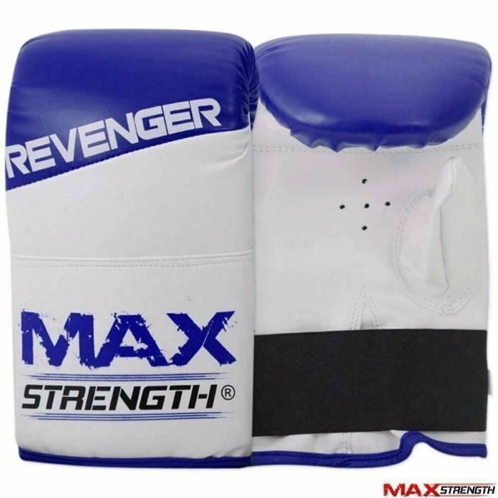 Max Strength Sac Mitaines Gants de Boxe MMA UFC Muay Thai Training Grappling Punch Rex Leather