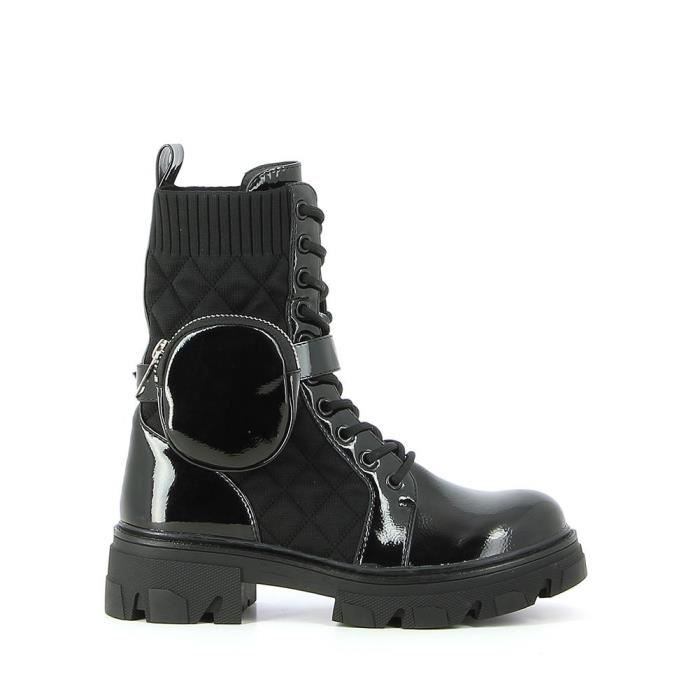 Bottine vernie chaussette