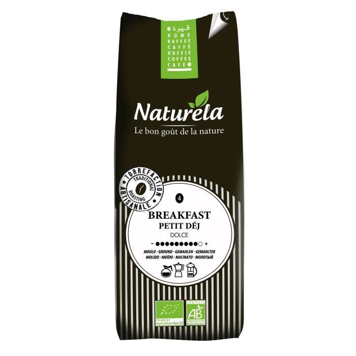 Café ptit dej bio moulu 250g