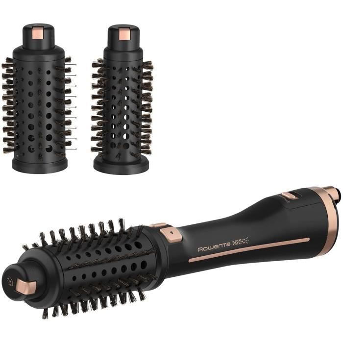 Experience Brosse soufflante 2 en 1 Rotative Sèche et met en forme les cheveux 3 brosses pour tous types de cheveux Réduit l'élect