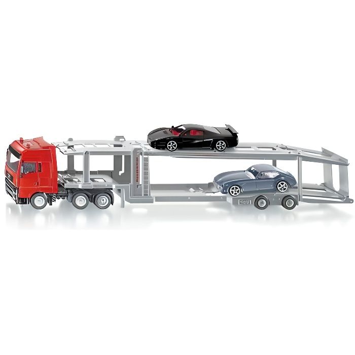 SIKU Camion Porte autos et 2 Voitures