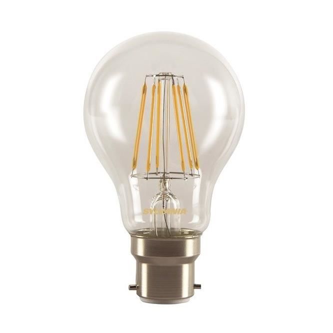 SYLVANIA Ampoule LED Toledo Retro à filament B22 7W équivalence 60W