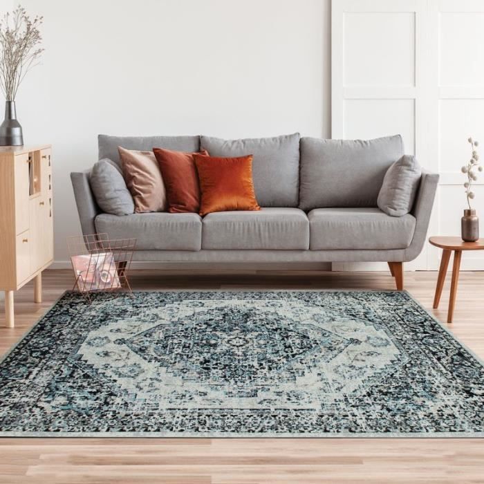 Tapis VINTAGE IN&OUTDOOR ORIENT 160x230 bleu foncé
