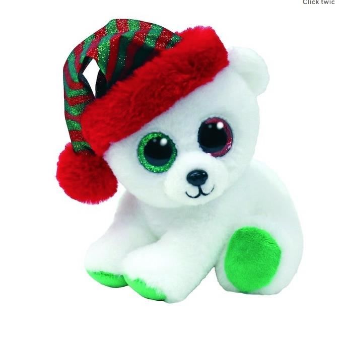 Ty - TY36534 - beanie boo s paxton ours blanc