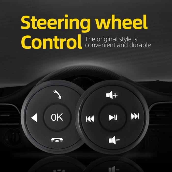 Télécommande universelle pour volant de voiture,bouton Bluetooth pour fenêtre android,commande universelle sans fil pour volant