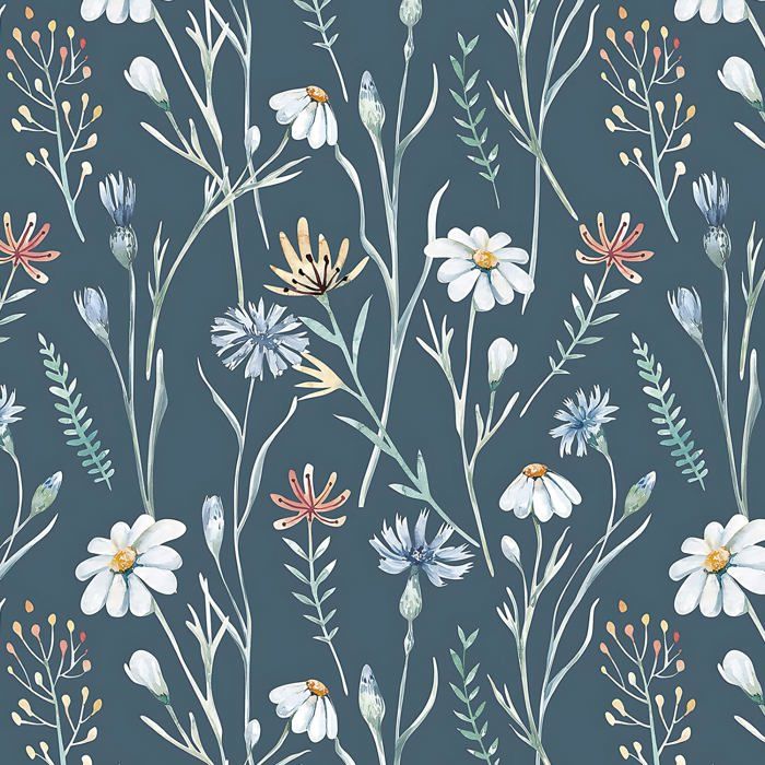 Papier Peint 3D Autocollant Amovible Luna Motif Fleurs Coloré R29093 - Neuf