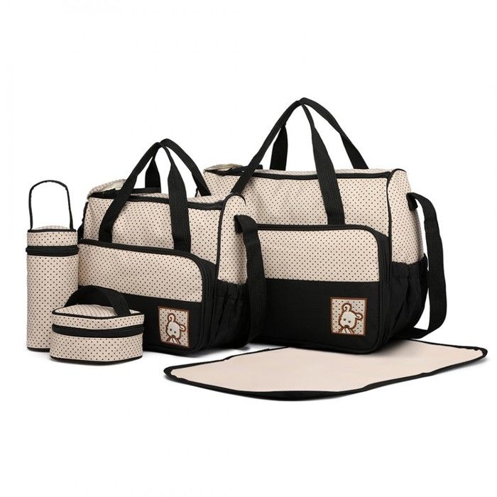 FANDARE Sac à Langer Multifonction Avec Matelas à Langer - Sac De Voyage Bébé USB, Pliable