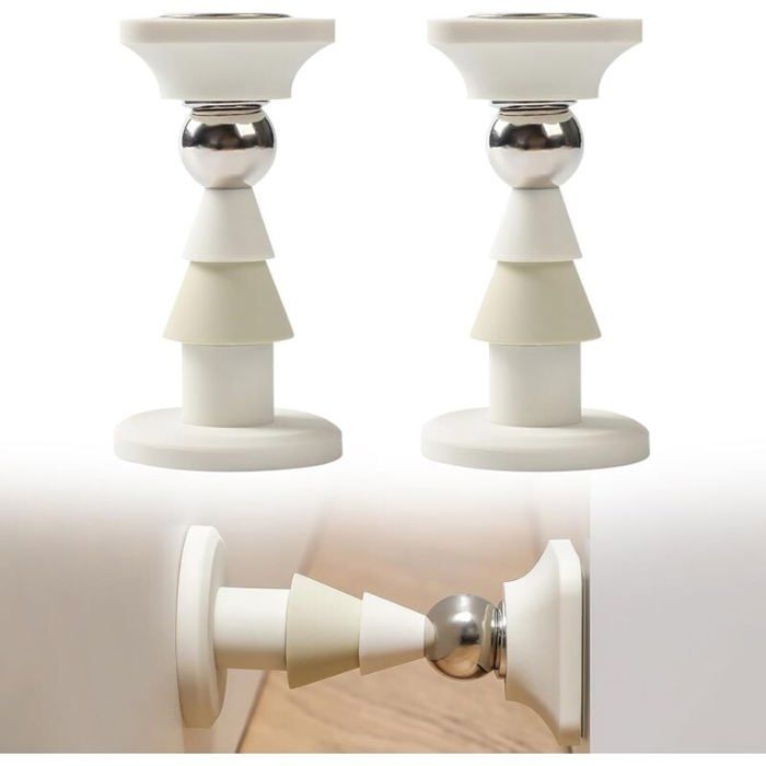 Lot De 3 Butoirs De Porte En Coton – Protection Anti-pincement Pour Enfants Et Animaux, Installation Facile