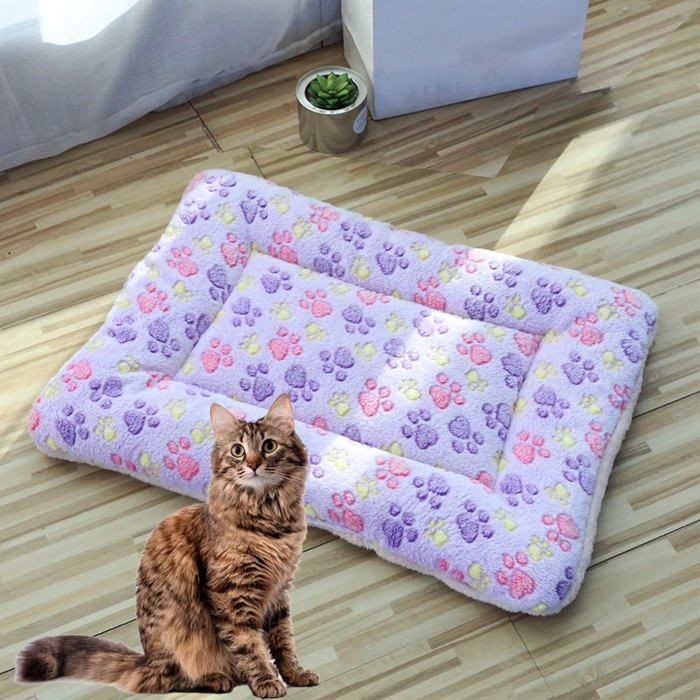 Comparer les prix de Couverture pour chat - Couverture confortable et apaisante pour chat, couverture confortable et apaisante (E, 18,9 * 13,4 pouces)