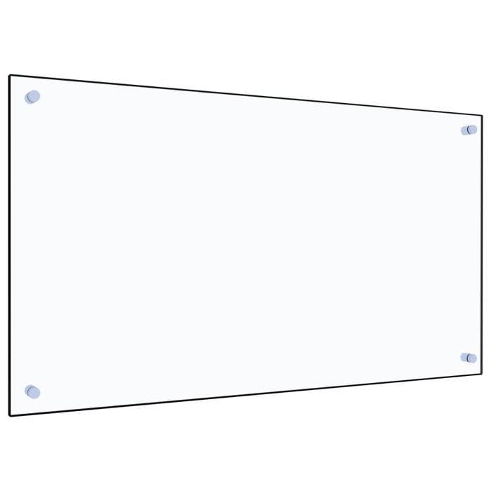 Dosseret de cuisine - ATYHAO - 90x40 cm - Verre trempé - Protection