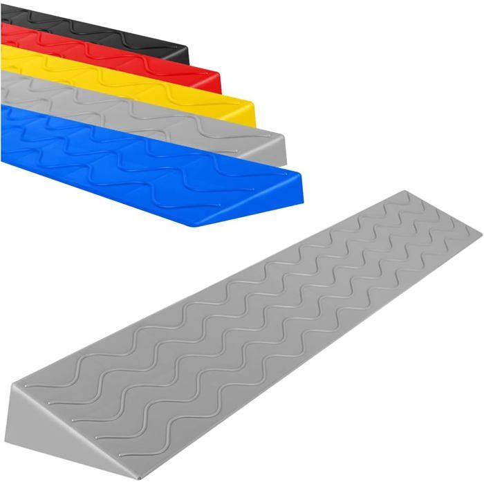 Rampe De Seuil Voiture En Caoutchouc - Portable, Antidérapante, 50x13x3 Cm, Pour Trottoirs, Garages, Fauteuils Roulants