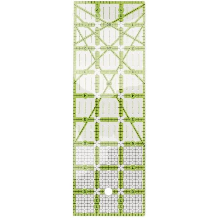 Regle Couture Règle De Couture Wintex 15x60cm - Transparente Avec Grille Cm - Patchwork, Artisanat Accessoire Couture Patchwork