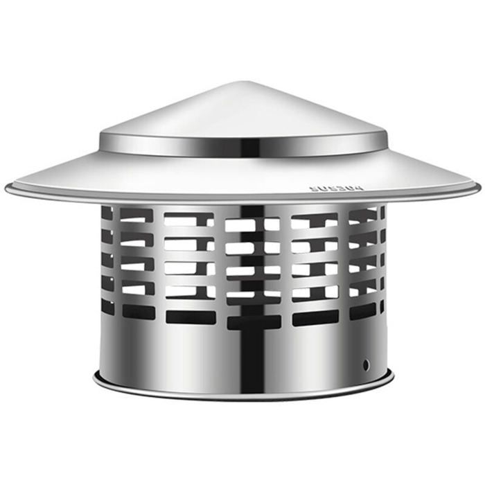 DRE-Chapeau de Cheminée en Acier Inoxydable Capuchon Anti-Pluie et Neige pour Tuyauterie Protection Efficace pour Cheminées