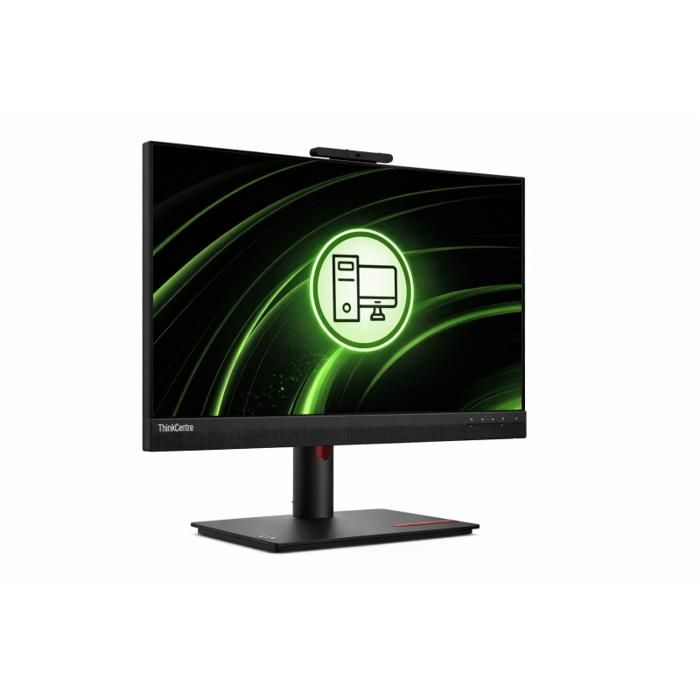 Écran ThinkCentre TIO24 24 FHD IPS DisplayPort HDMI Micro Webcam Haut-parleurs - Lenovo