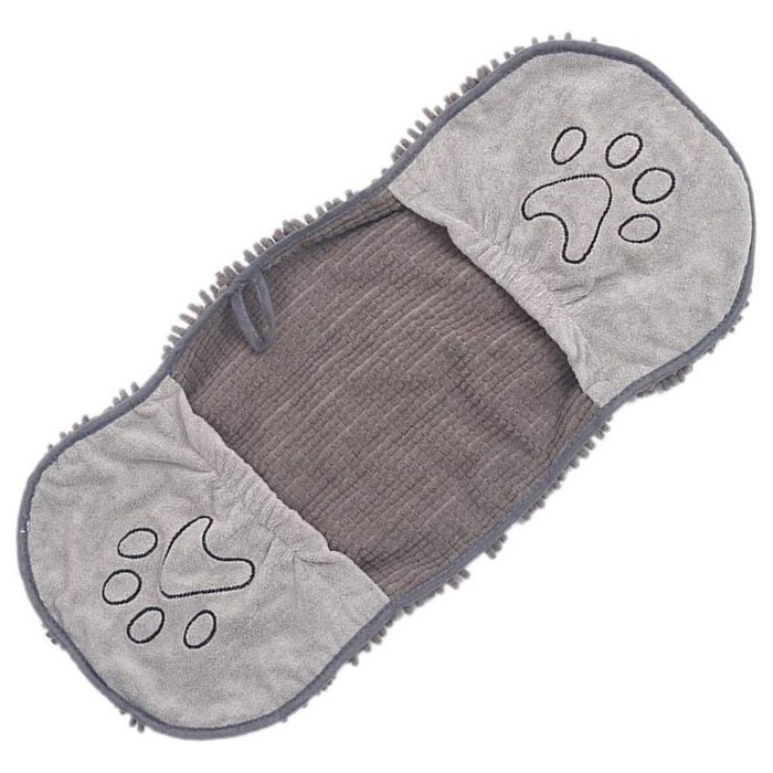 Serviettes pour chien 62x25cm chenille ultra-absorbante épais séchage rapide anti-perte facile à laver hygiénique peignoir chien