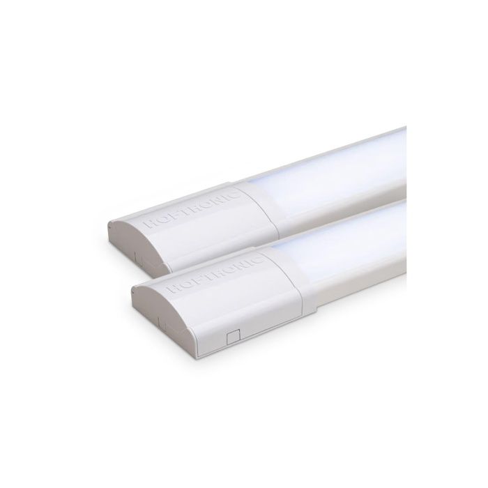 - Lot de 2 Réglette LED 150 cm 50W Tube intégré 6500K Blanc chaud 7000lm er lumineux 30000h Lampe LED 6400 K 2 pièces TUBE LUMINEUX