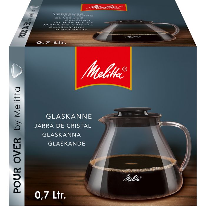 Jarre Melitta Pour Over Verre Borosilicate Résistante Universelle