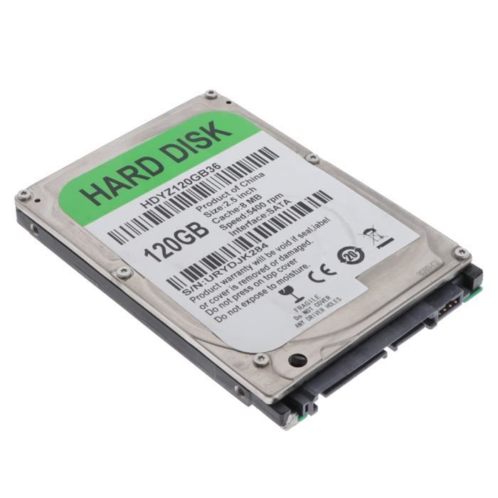 Disque Dur Interne 2 5 Pouces Sata 8m Cache 5400rpm Hdd Pour Ordinateur Portable 120gb Prix Pas Cher Cdiscount