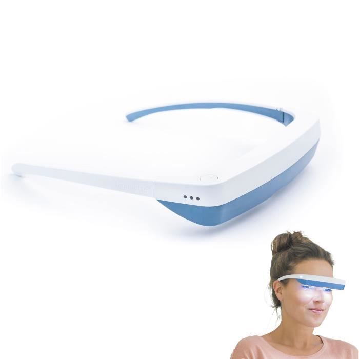 Luminette Glasses 3 - Lunettes de luminothérapie sans fil - 51g - Lampe de luminothérapie 1500 lux