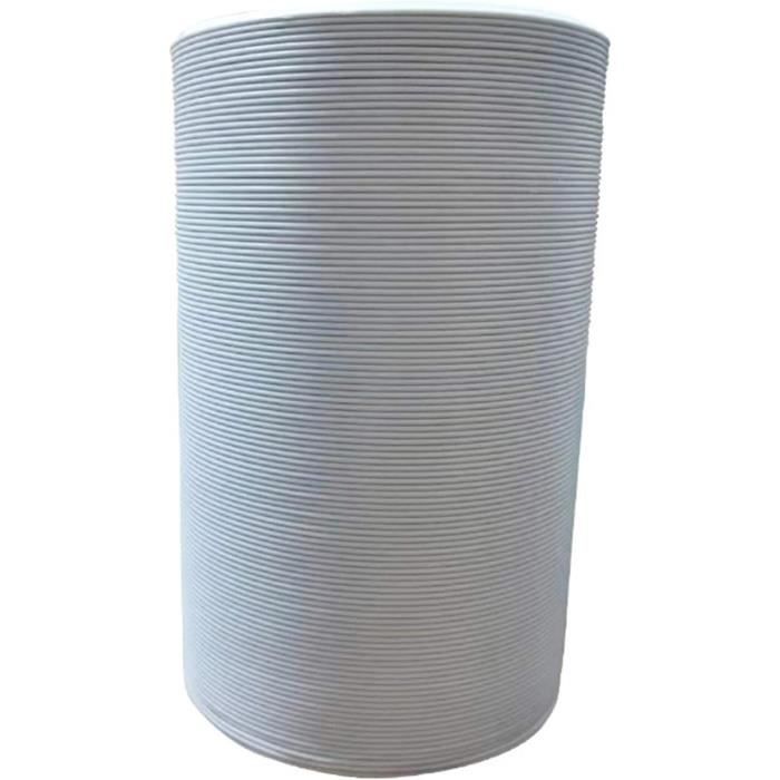 Tuyau D'Évacuation Pour Climatiseur Portable - Diamètre 15 Cm, Longueur 3 M - Flexible Renforcé Acier - Pour Sèche-linge, Déshumidificateur - 7