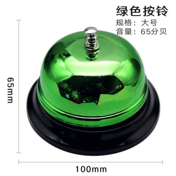 Cloche Vintage En Alliage De Zinc Doré – Sonnette Rétro Pour Mariage, Hôtel, Réception, Prière Ou Repas Animaux