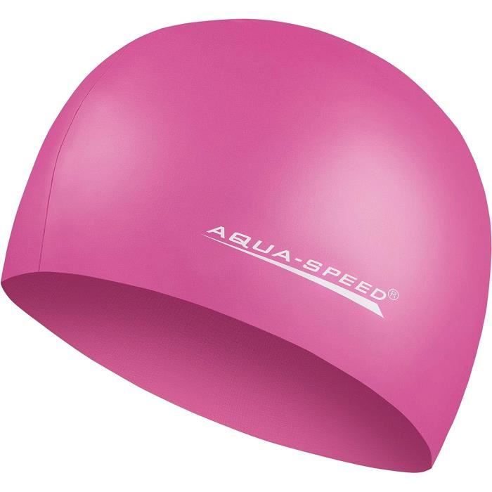 KIT PISCINE Bonnet de bain pour adulte, bonnet élastique confortable, bonnet imperméable en