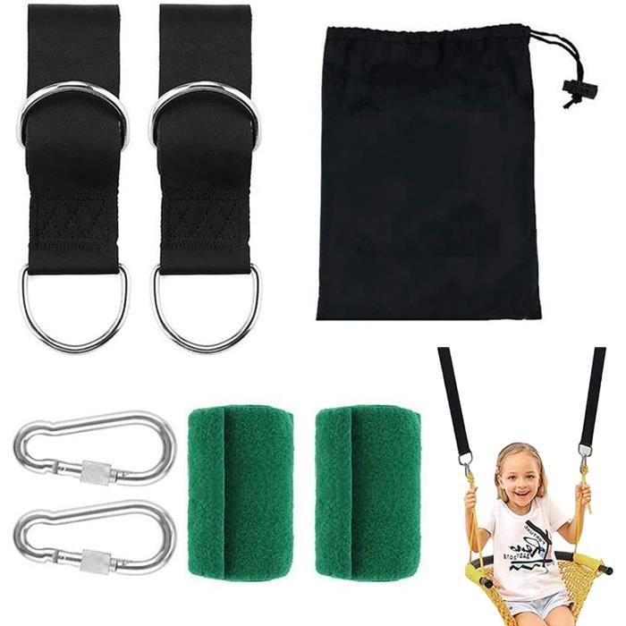 YARNOW – 2 Sangles à Boucle Pour Skate, PVC, Réglables, Vis Incluses, Noir
