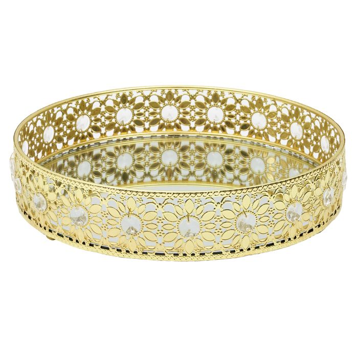 Plateau - HOME DECO FACTRY - Déco Miroir - Doré