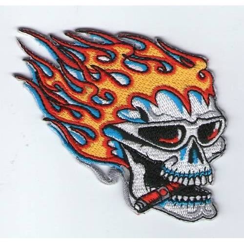 Écusson Petite Tête De Mort Pour Veste, écusson Thermocollant Au