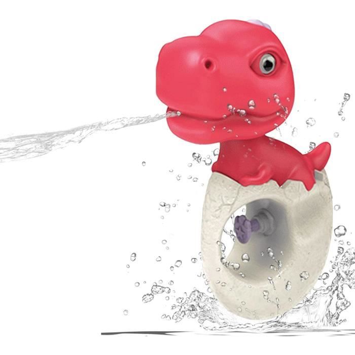 Double distributeur d'eau dinosaure pour enfants, jouet avec mignon rose bleu, eau oide/chaude, jus, fontaine à boire, jouets de cuisine de Simulation  26