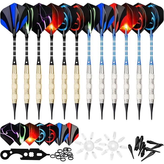 Lot De 15 Fléchettes à Pointe Souple POFET - Pour Cibles Électroniques, Bars, Fêtes