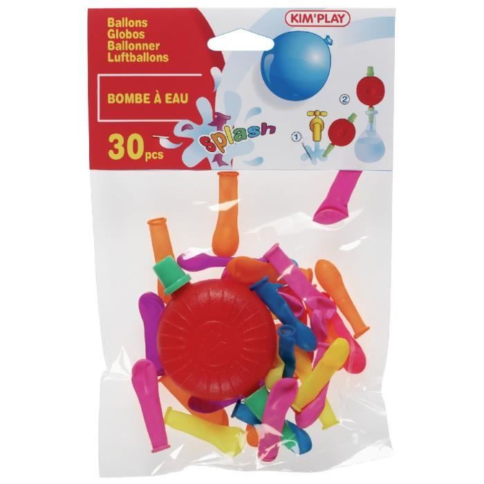 Ballons D'Eau 444 Pièces Avec 4 Connecteurs De Robinet – Remplissage Rapide 20s – Auto-Nouage – Jeux D'Été Piscine Et Fêtes