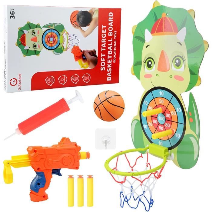 Jouet Arc Et Flèches Dinosaure Wootoyz - Avec Cible Et Ventouses - Pour Enfants 3-8 Ans - Intérieur/Extérieur