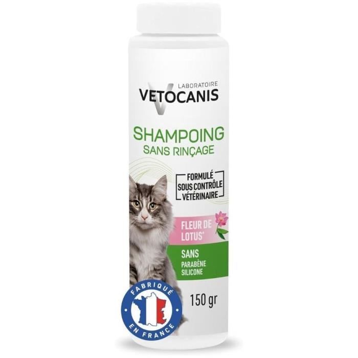 Shampoing sec VETOCANIS 150gr pour Chat