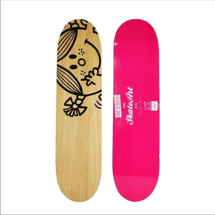 Etagere Murale Skate Moyen Modele Mme Mr 60 X 15 Cm Rose Cdiscount Maison