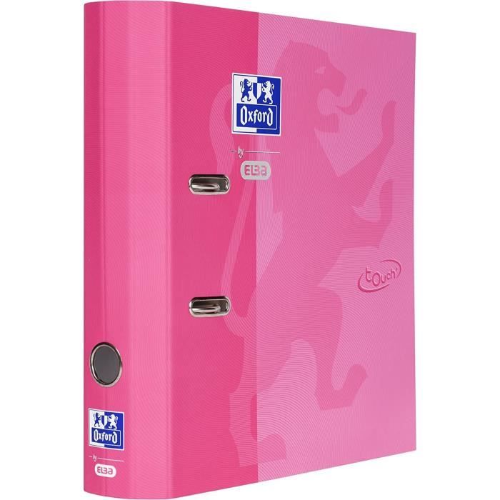 WAVEYU Classeur à 3 Anneaux, Classeur à Anneaux De 2.5 Cm (format Lettre) Avec Poches Intérieures, Joli Classeur Pour Fournitures Scolaires Et De Bureau, Marbre Noir