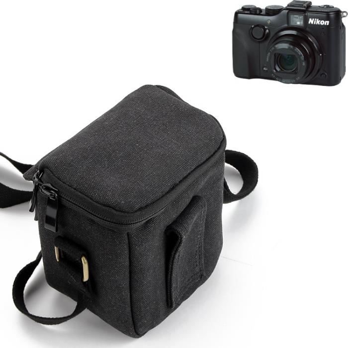 Nikon Coolpix P7100 Épaule Caméra Mallette transport Sac résistant chocs Météo protecteur compact 161179
