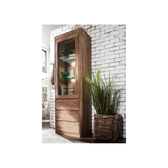 Vitrine - Bois massif de palissandre teinté (Smoked Cherry) - TORONTO ...