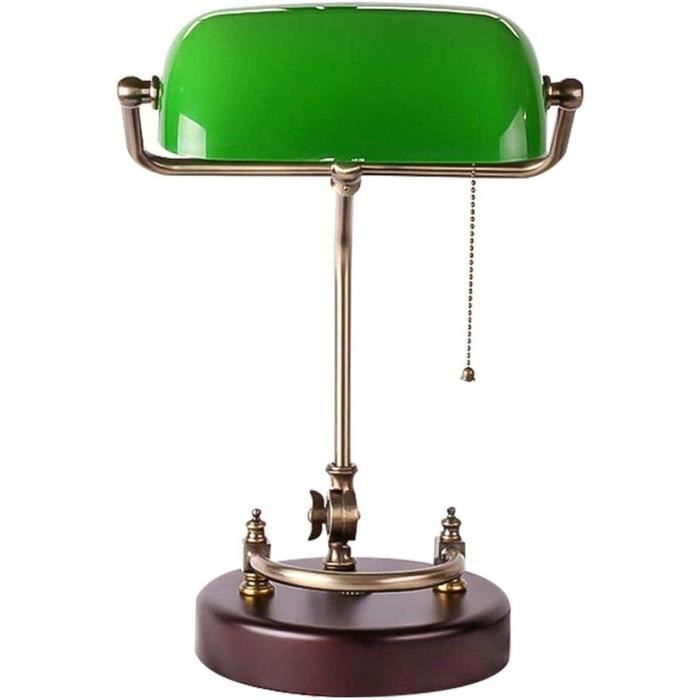 lampe à poser bureau vintage vert amande 50 60 maison simone nantes