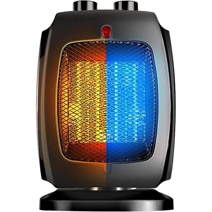 Radiateur portable silencieux 1800W avec fonction ECO, protection anti